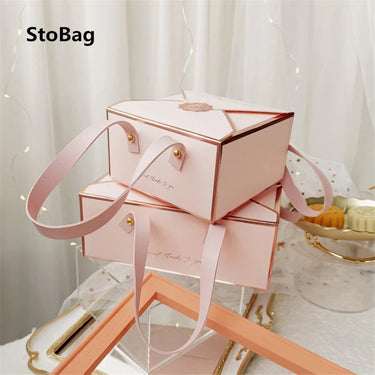 10pcs/lot Leather Rope Gift Box